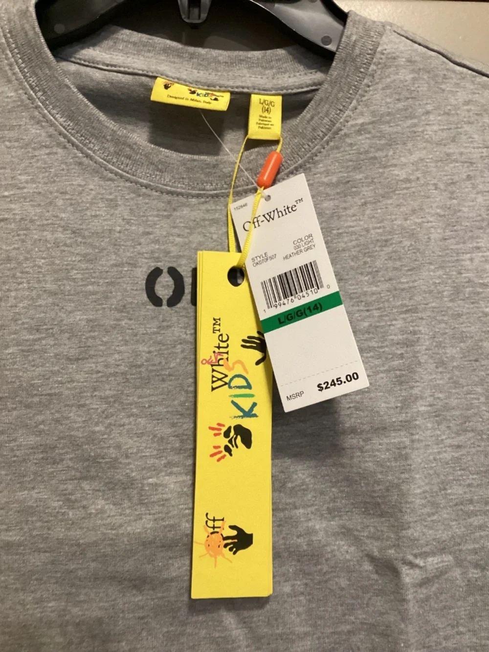Off-White Kids' Scribble Graphic T-Shirt, Large Big Kid